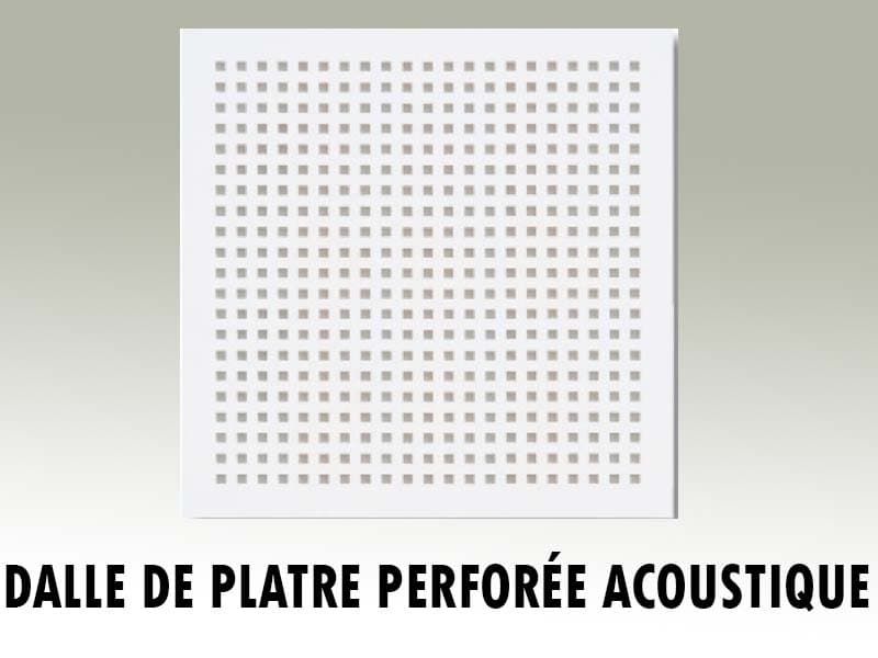 DALLE PERFORÉE ACOUSTIQUE