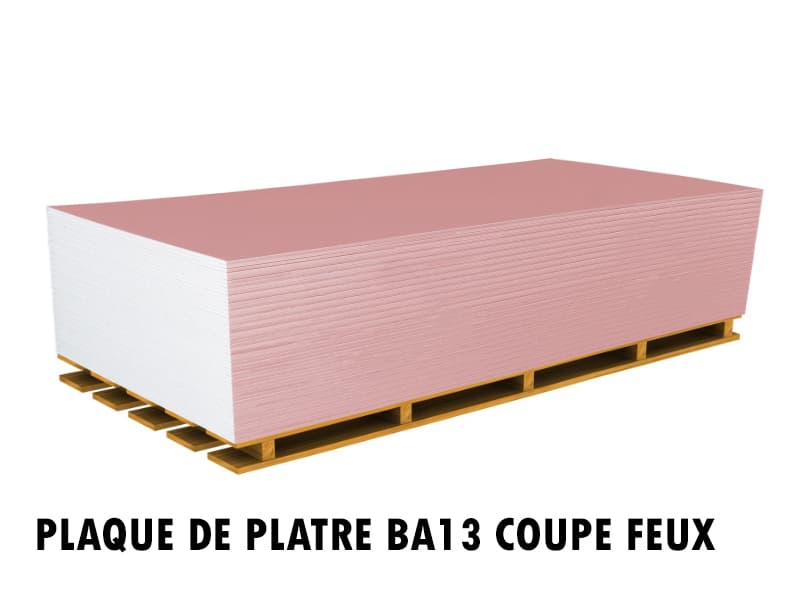 PLAQUE DE PLATRE BA13 COUPE-FEU