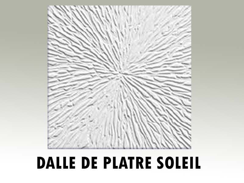 DALLE DE PLATRE SOLEIL - Solution technique Chada Alyasmin Casablanca