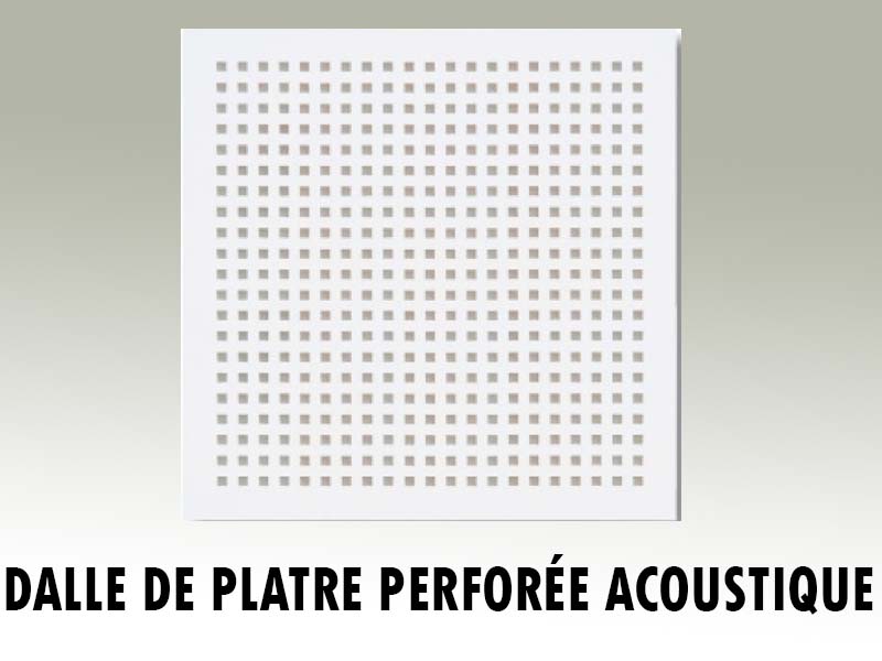 Dalle perforée acoustique