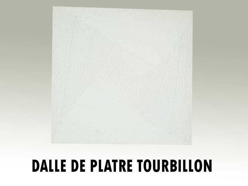Dalle de plâtre Tourbillon